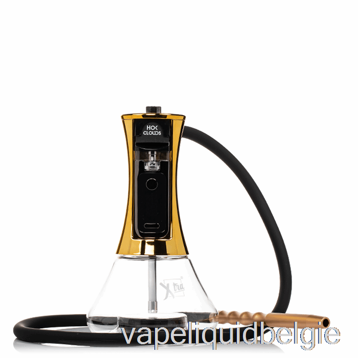 Vape Smaken Xtra Hok Clouds E-waterpijp Kit Goud